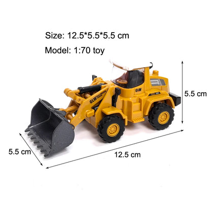 Alloy Tractor Kids Excavator Bulldozer Miniature crane