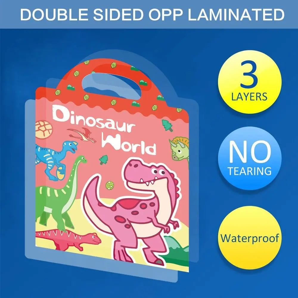 Educational Jelly Sticker Books