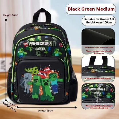 Schoolbag back pack minecraft