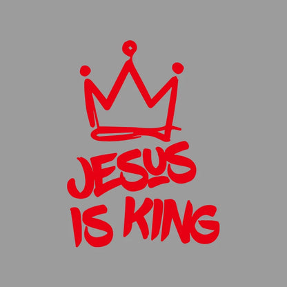 Jesus is King and wears a crown