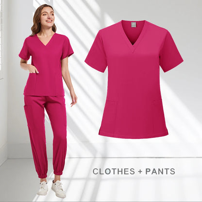 Medical Scrub Suits Uniform Women