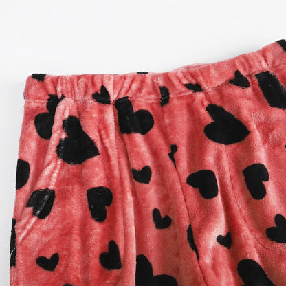 Pajama Pants Plush Sleep Pants Soft