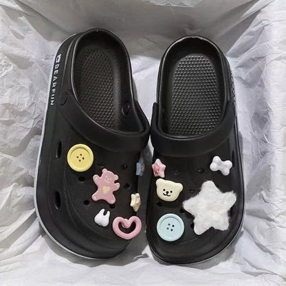 Women's rubber shoes like crocs