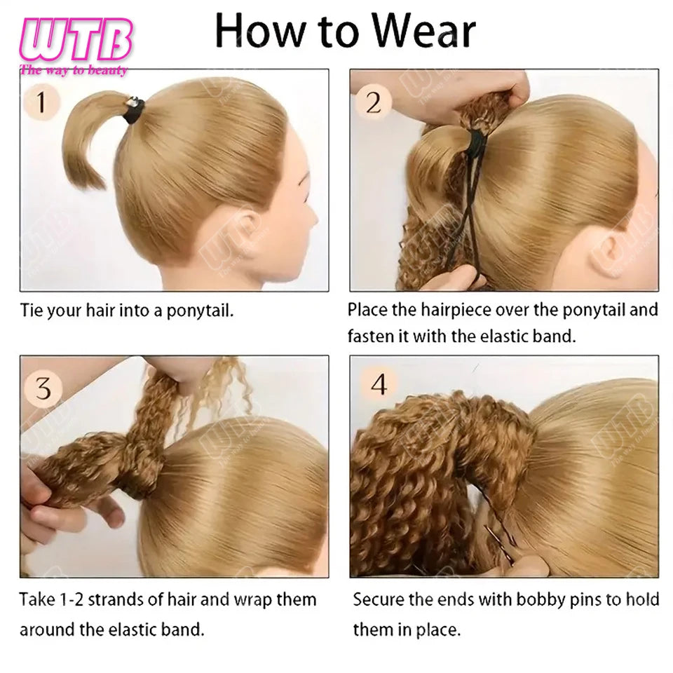 Synthetic braided wig