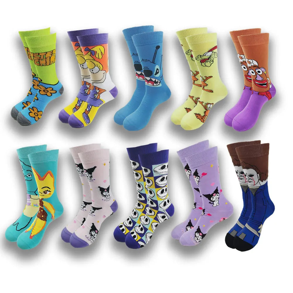 New Anime Funny Socks