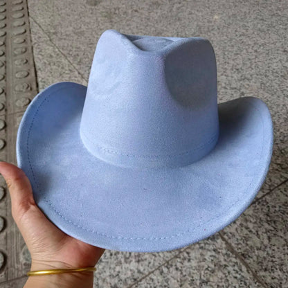 Suede cowboy hat