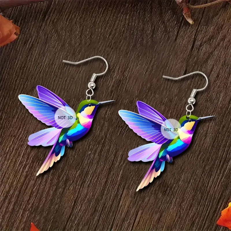 Hummingbird earrings