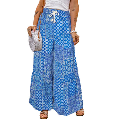 Women's Floral Print Pants -