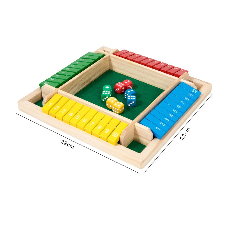 Shut The Box Dice Board Game