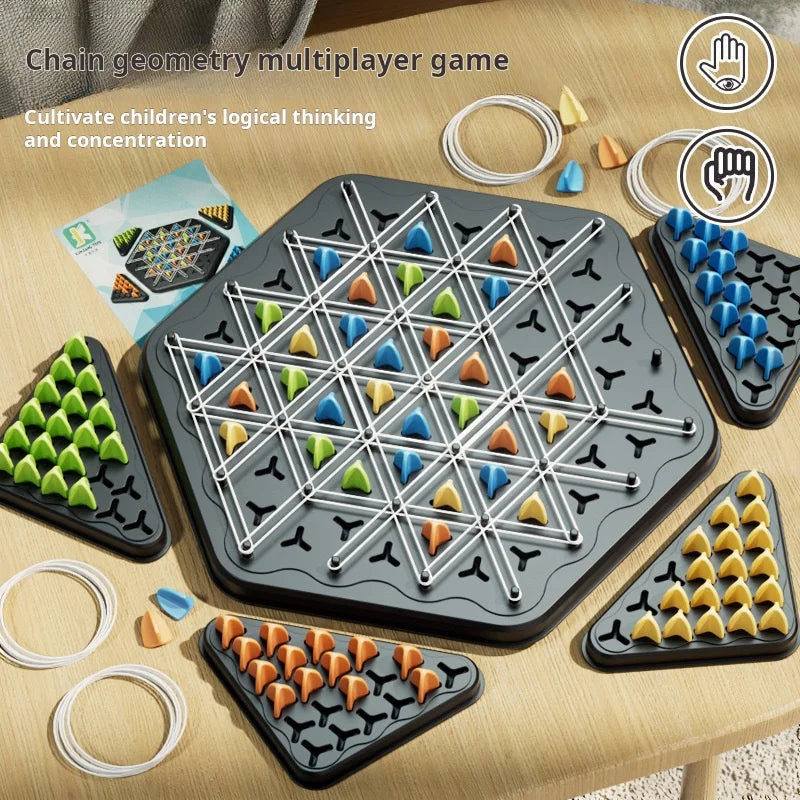 Chain Triangle Chess Game Band  Educational Interactive Game