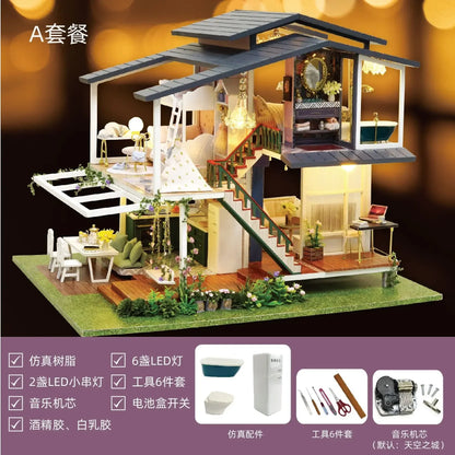 Miniature House Ornaments