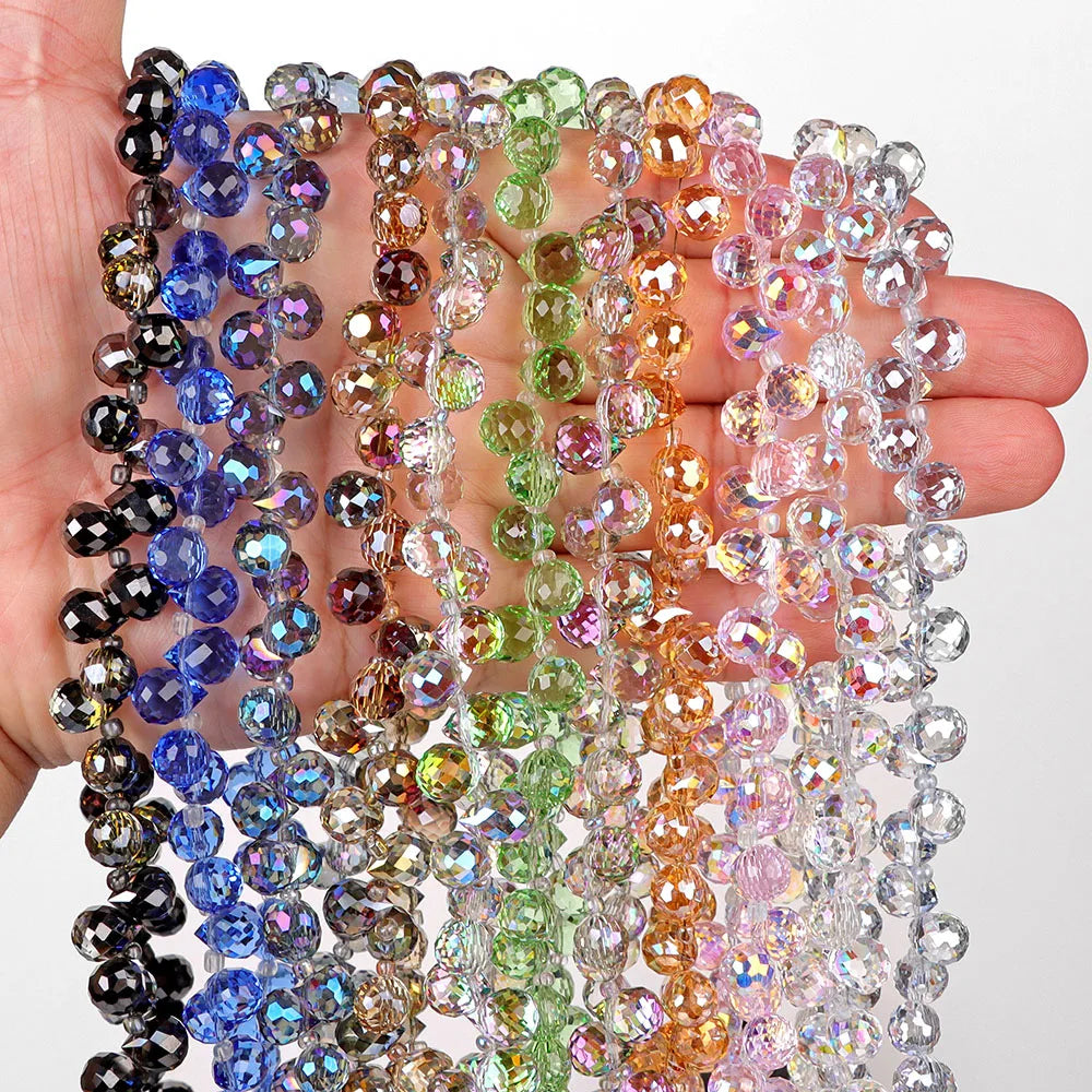 Water Drop  Crystal Glass Beads Czech
