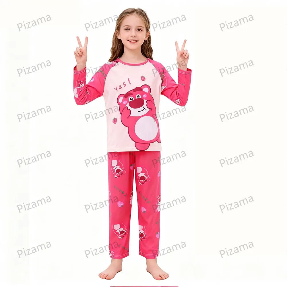 Girls Pajamas Sets Sleepwear Hello Kitty