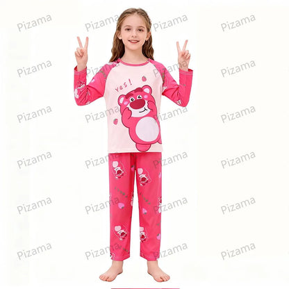 Girls Pajamas Sets Sleepwear Hello Kitty