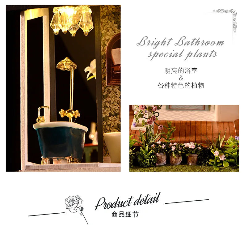 Miniature House Ornaments