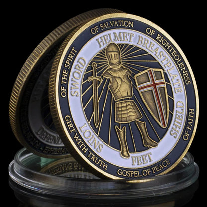 Put on The Full Armor of God Challenge Coin