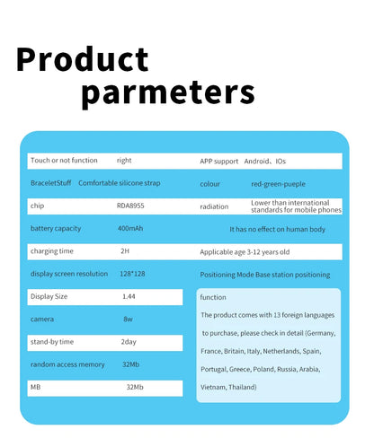 Children's Smart Watch Girl Boy