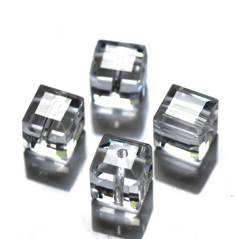 cube beads crystal