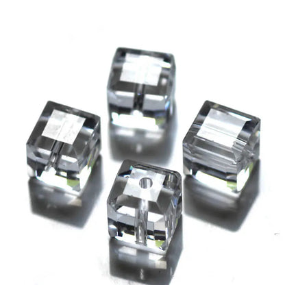 cube beads crystal