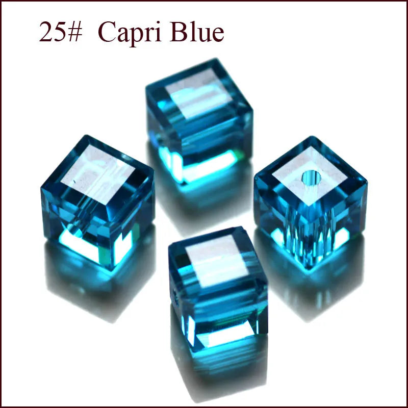 cube beads crystal