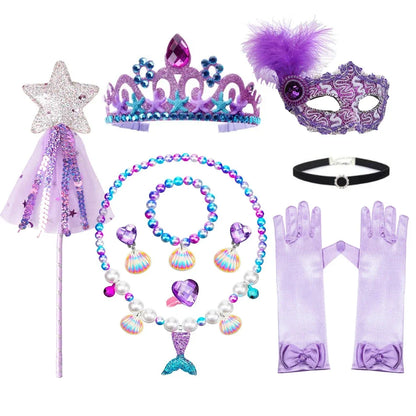 Girls Mermaid Dress Charm Princess