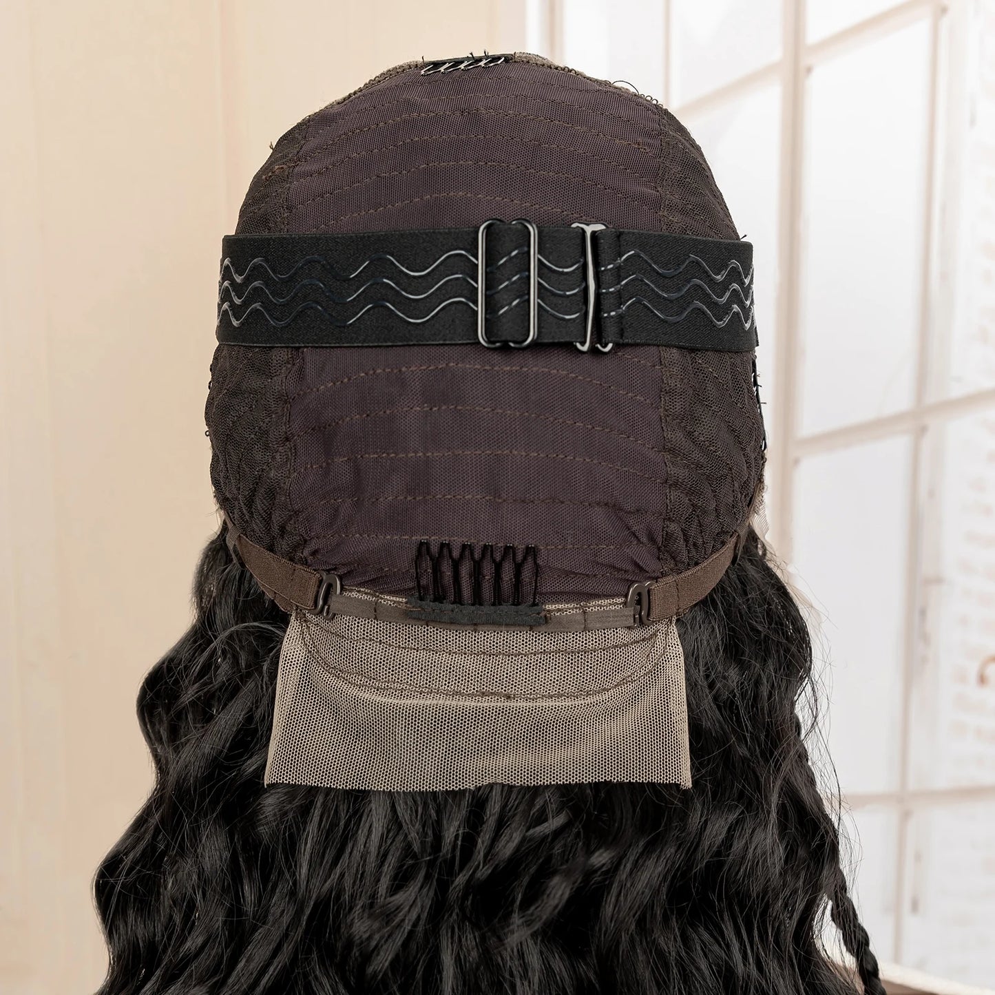 Synthetic Black Hair Wig with Braids