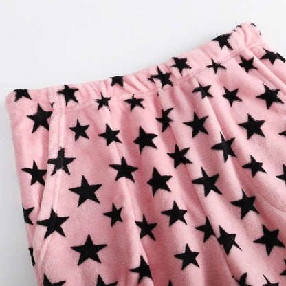 Pajama Pants Plush Sleep Pants Soft