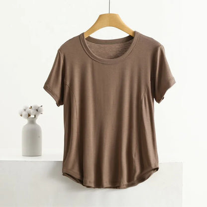 XL to 8XL plus size O-Neck Tshirts Women's basic