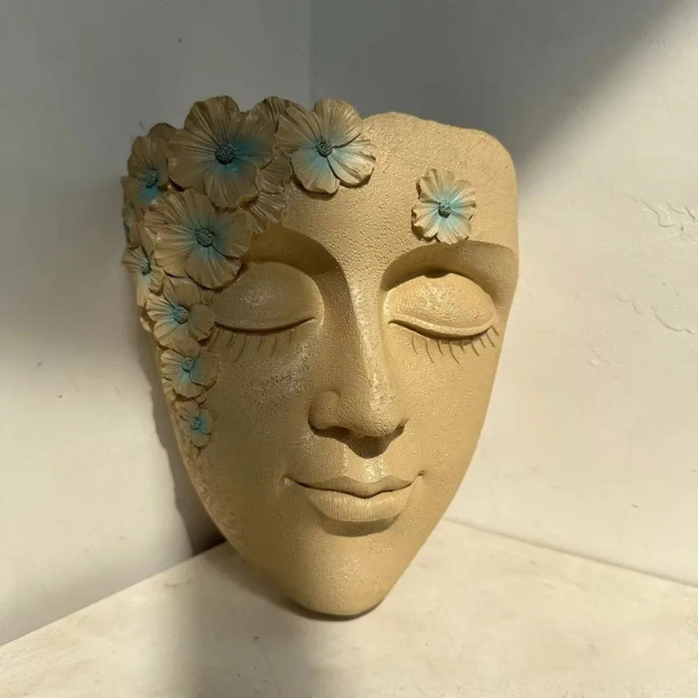 Funny Face Sculpture Planter