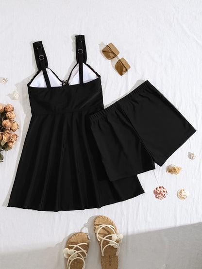 Bikini Two-Piece Swimsuit Women's Large Size