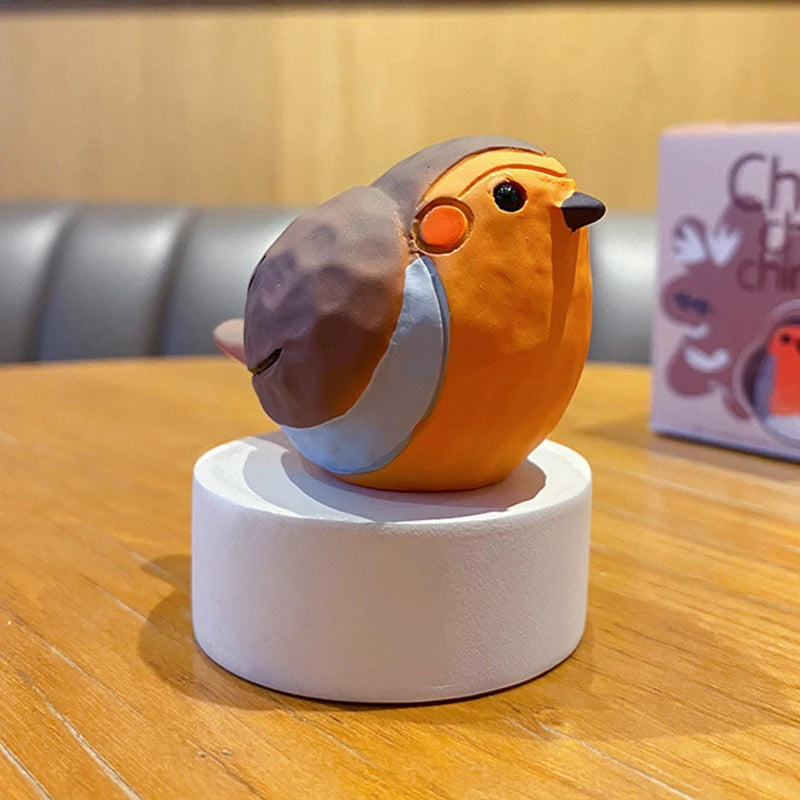 Handcrafted Resin Bird wood