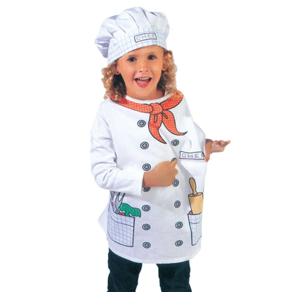 Kids Chef Role Play Costume Dress - Up