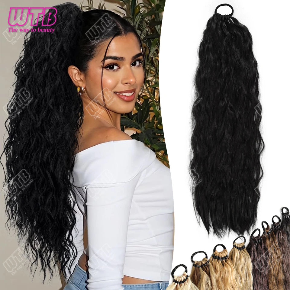 Synthetic braided wig