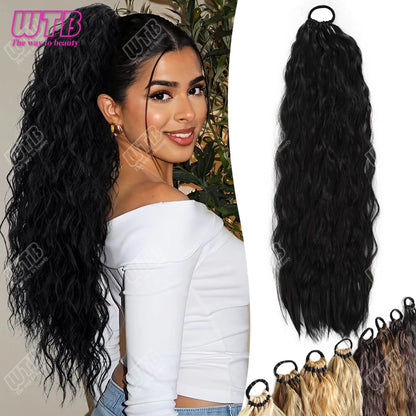 Synthetic braided wig
