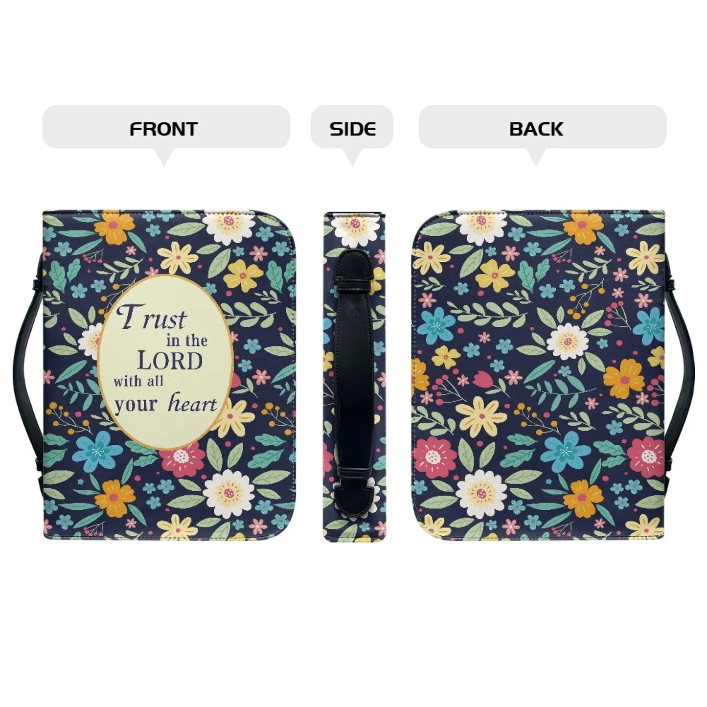 Custom Your Image Print Leather Bible Bag