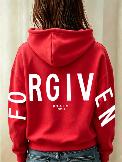 Women Oversized FORGIVEN Letter Print