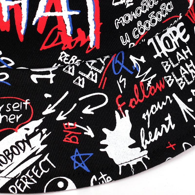 Bucket Hat graffiti