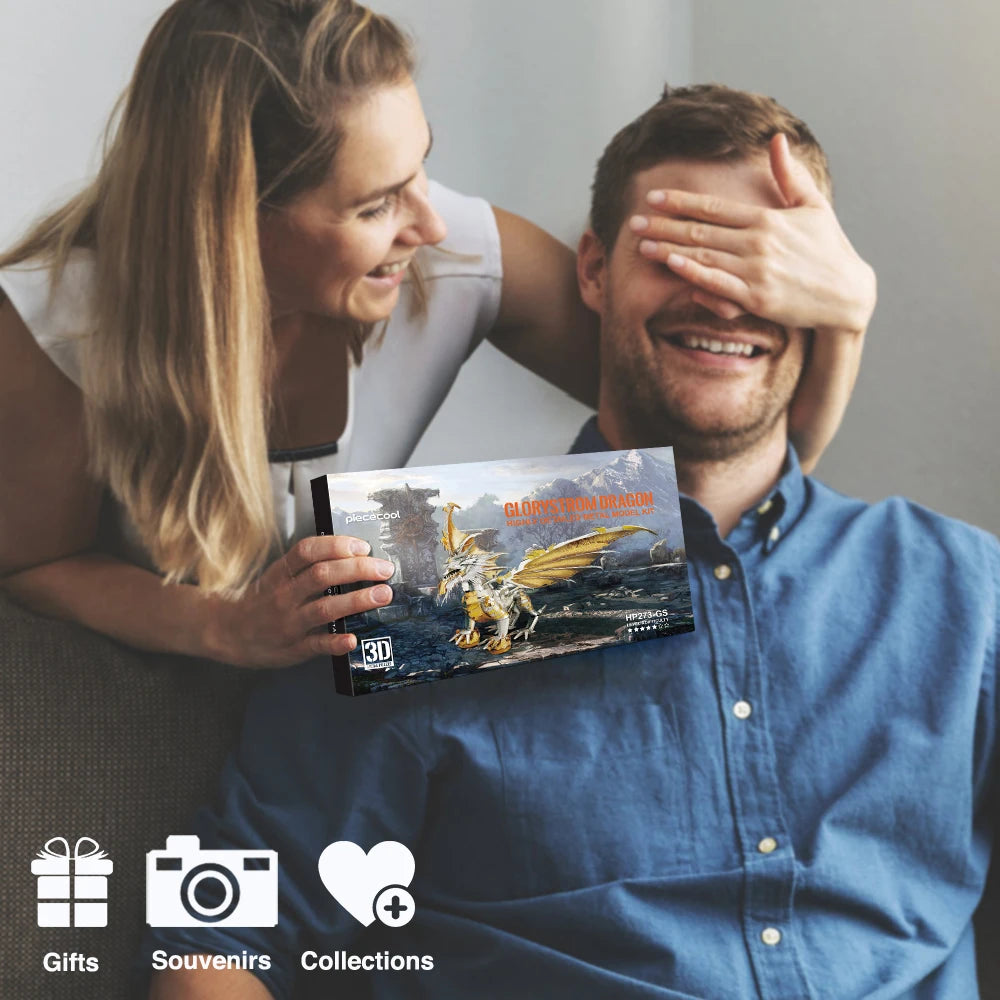 Piececool 3D Metal Puzzles  dragon