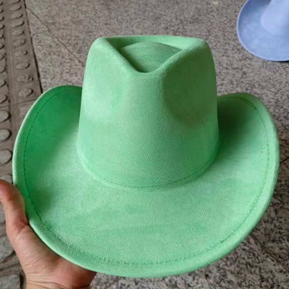 Suede cowboy hat