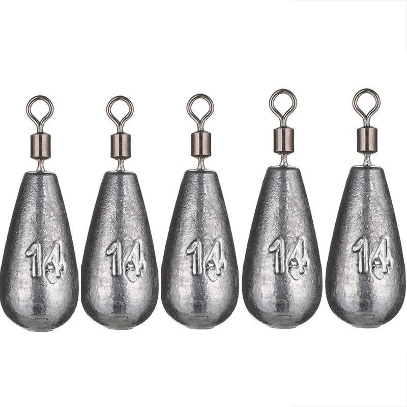 5pcs/lot 3.5g 5g 7g 10g 14g 20g Fishing Weight Sinker Weights