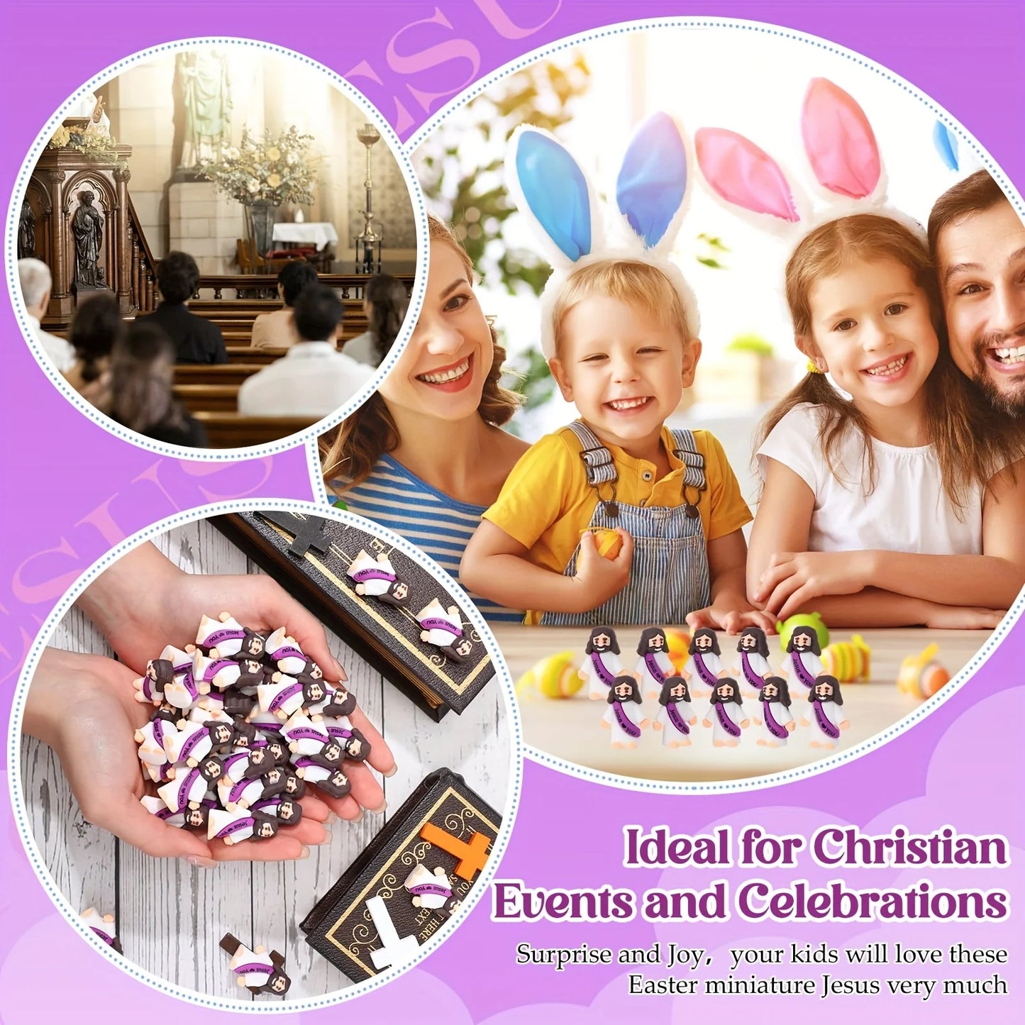 Jesus Loves You PVC Figurines