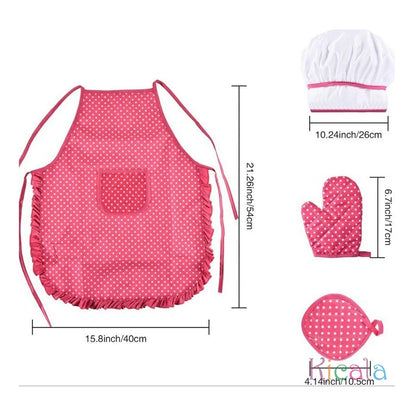 11PCS Kids Cooking Baking Set Chef Set