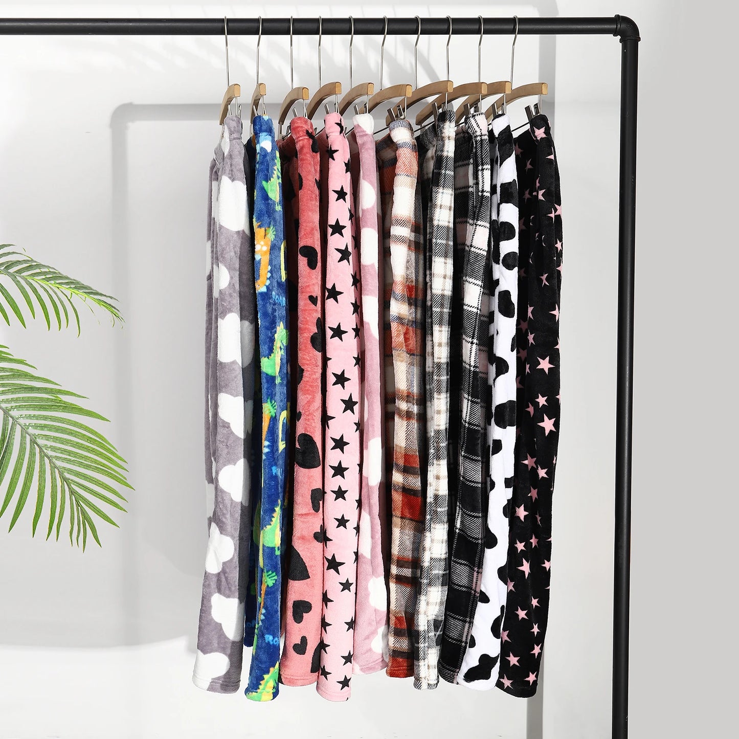 Pajama Pants Plush Sleep Pants Soft