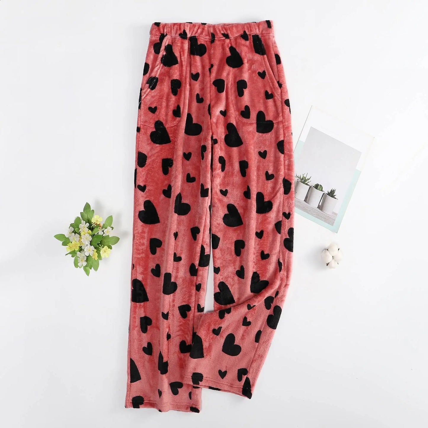 Pajama Pants Plush Sleep Pants Soft