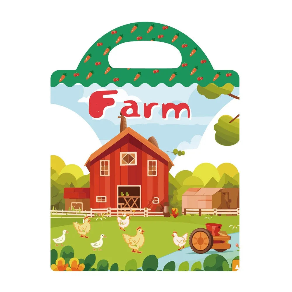 Educational Jelly Sticker Books