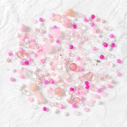 3-12mm 30g/bag Multicolor Mixed Glass Beads