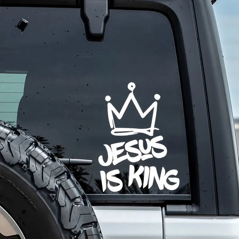 Jesus is King and wears a crown