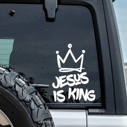 Jesus is King and wears a crown