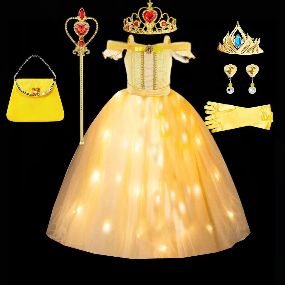 Kids Belle Beauty and the Beast Ball Gown