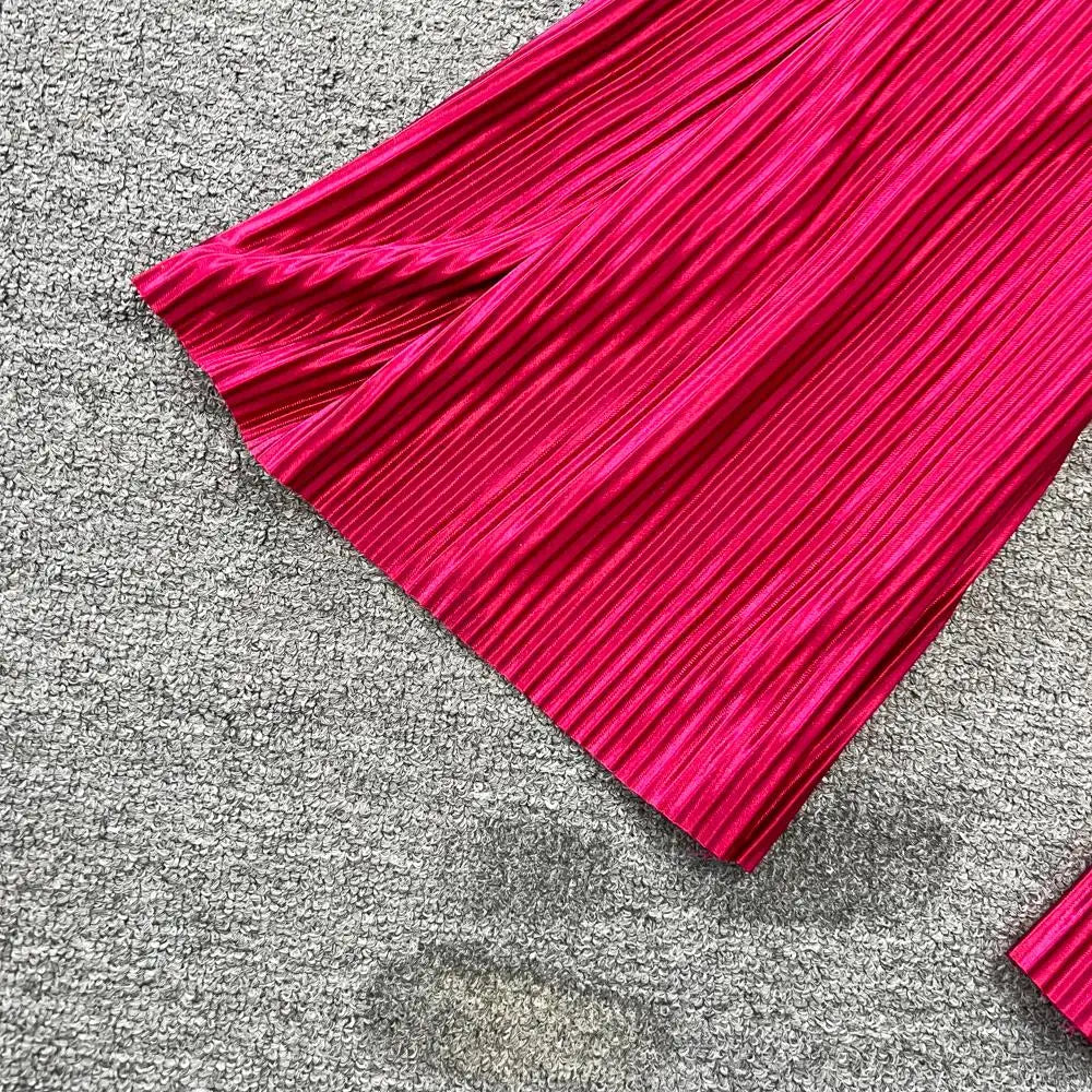 Fashion New Women Solid Casual Loose Two Pieces Set